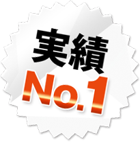 実績No.1
