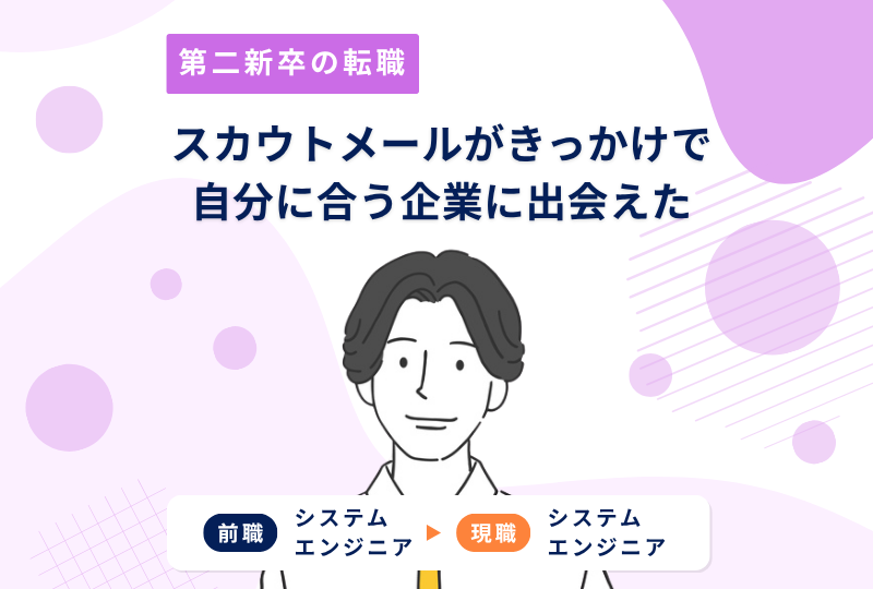 スカウトメールから出会えた！自分にマッチした社風の企業～Sさんの転職実例レポート～